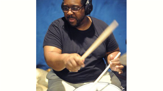 Katrina Corradini recording session with Christian McBride on bass and producer. Smitty Smith on Drums. Mahesh, Nolan, andJuly 23, 2012 at Nolan's home, Pasadena, CA USA Photo by SCOTT Mitchell copyright 2012 july 23 scottmitchellphotography.com